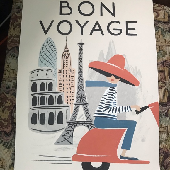 Rifle Paper Co. Other - Rifle paper co print bon voyage